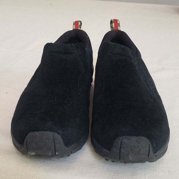 Merrell Shoe Mens 10.5 Black Suede Slip-On Loafers Jungle Moccasin main image 8